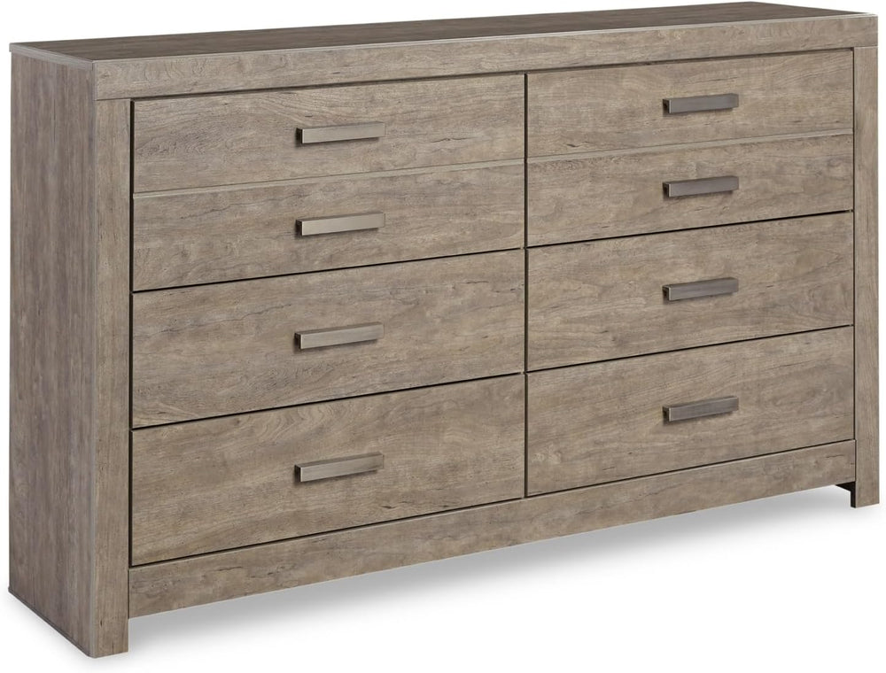 Signature Design by Ashley Culverbach Scandinavian 6 Drawer Dresser, Weathere...