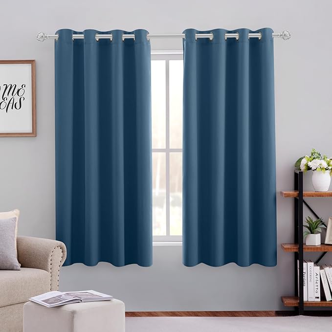 HOMEIDEAS Dark Teal Blackout Curtains by HOMEIDEAS