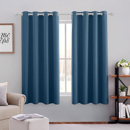 HOMEIDEAS Dark Teal Blackout Curtains by HOMEIDEAS