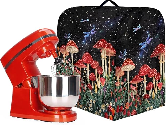 Mushroom Dragonfly Mixer Covers Stand Mixer Dustproof Cover Compatible - Image 3