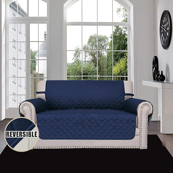 Easy-Going Reversible Loveseat Couch Cover - Image 2