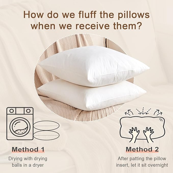 Organic Feather Down Lumbar Pillow Inserts - Image 9