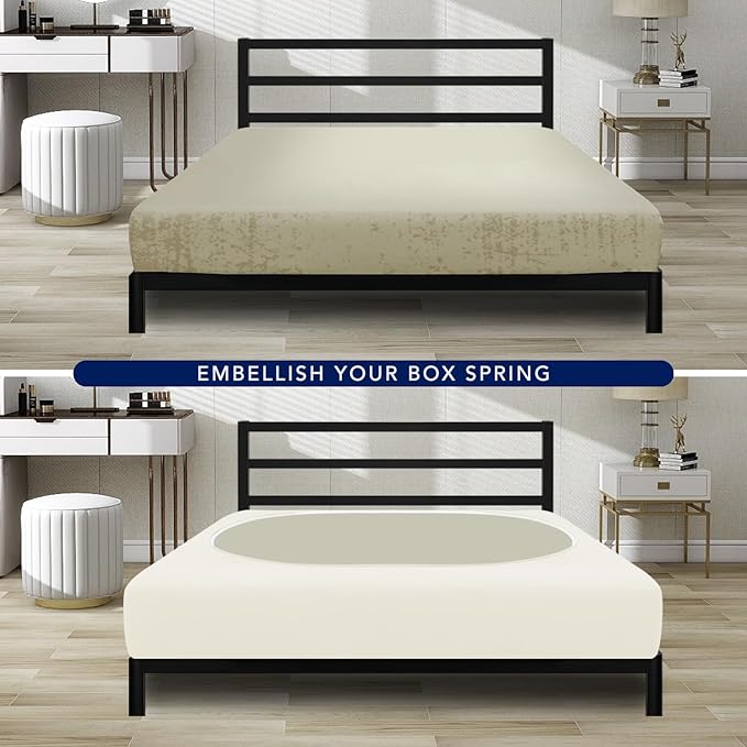 PureFit Stretchy Box Spring Cover Twin - Image 4