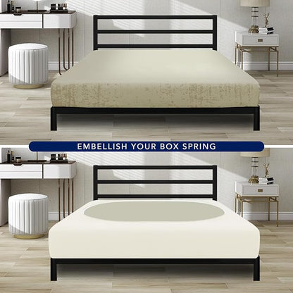 PureFit Stretchy Box Spring Cover Queen - Image 4