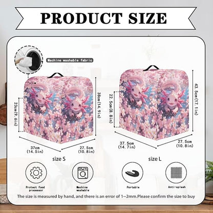 Axolotl Cherry Blossom Stand Mixer Covers Pink Kitchen Decoration Kitchen Aid - Image 6