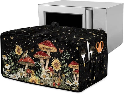 Microwave Oven Dust Cover Waterproof Toaster Oven Cover Foldable by HwzdsyxlCreativeHomeDecor