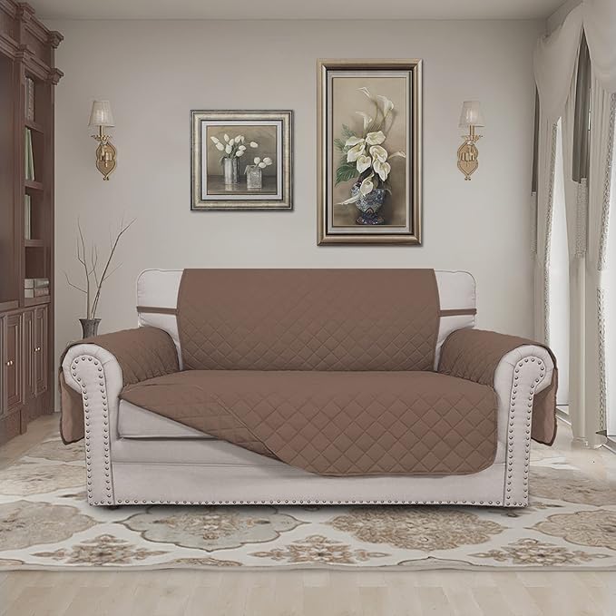 Easy-Going Reversible Loveseat Couch Cover - Image 2