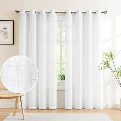 Treatmentex White Sheer Curtains by Treatmentex