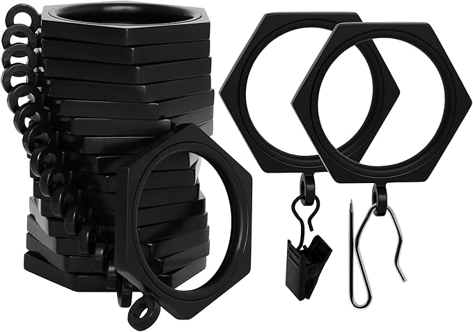 BlastHome® Luxury Curtain Rings by BlastHome