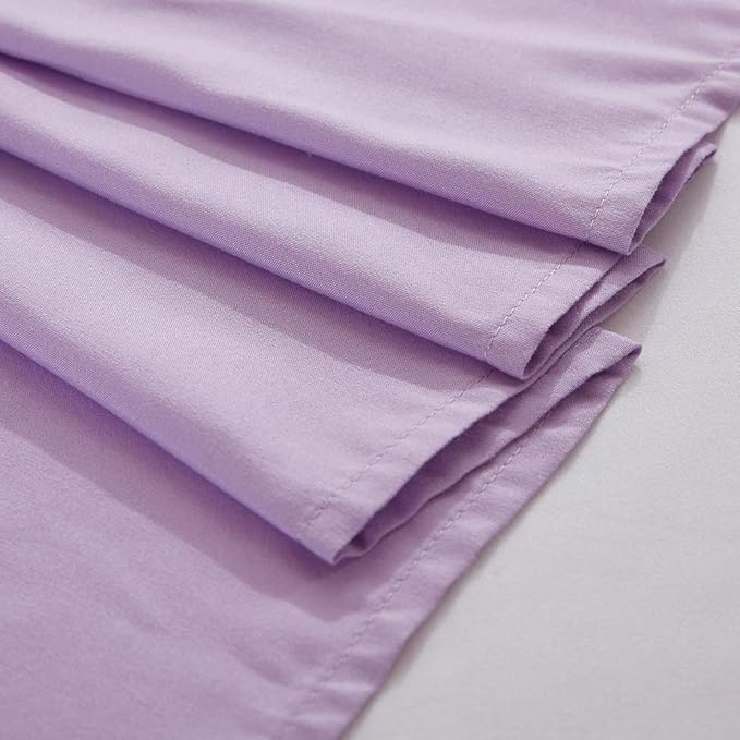 MEILA Wrap Around Bed Skirt Three Fabric Sides Elastic Dust Ruffled 16 Inch - Image 7