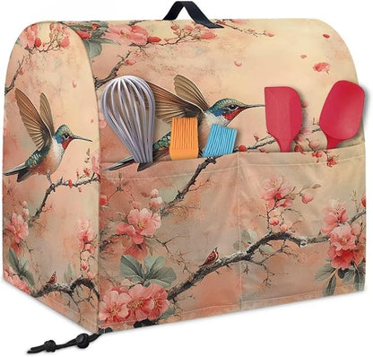 Hummingbird with Flower Mixer Covers Washable Stand Mixer Dust Cover Fit - Image 2