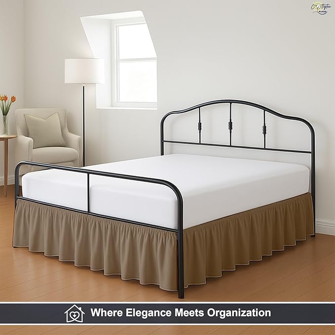 Cottington Lane Ruffled Bed Skirt King Size - Image 8
