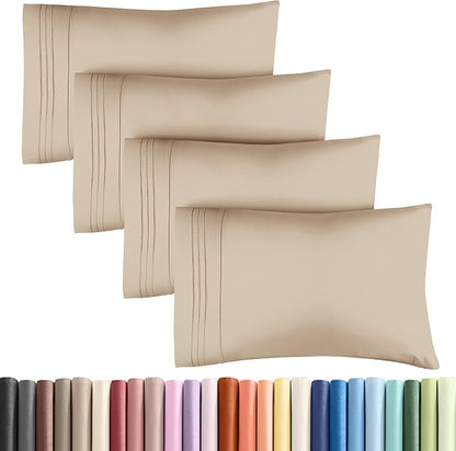 King Pillow Cases Set of 4 by CGKUnlimited