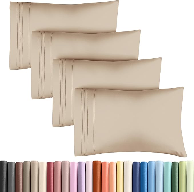 Queen Pillow Cases Set of 4 by CGKUnlimited