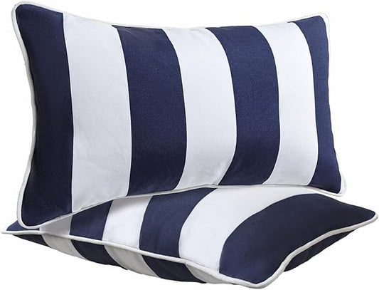 JMGBird Outdoor Lumbar Pillows, Waterproof Throw Pillows by JMGBird