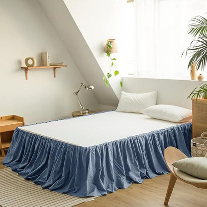 BISELINA French Linen Bed Skirt by BISELINA