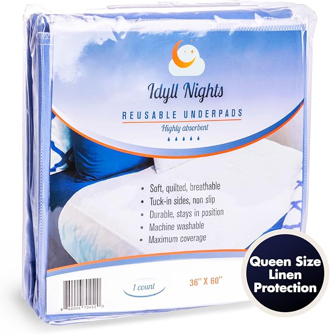 Washable Incontinence Bed Pad 36x60 – Soft, Absorbent & Waterproof Mattress - Image 3