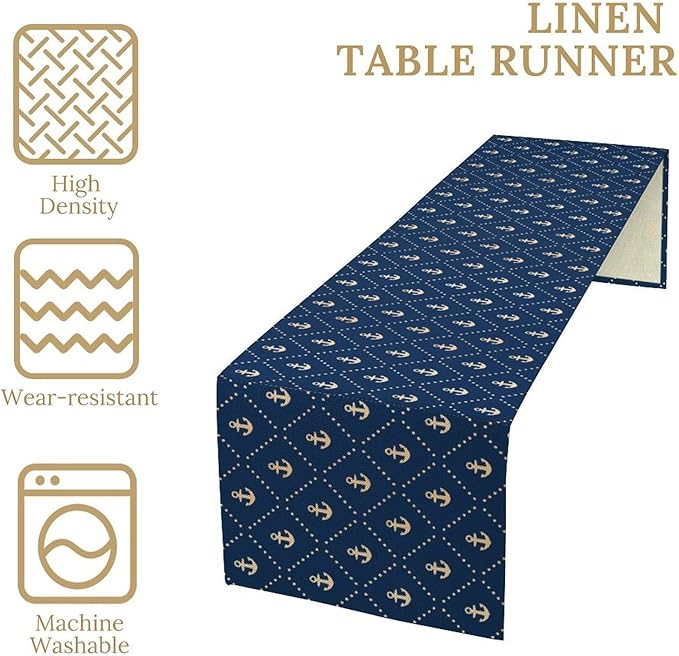 Nautical Anchor Table Runner - Image 5