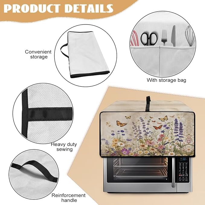 Toaster Oven Cover Washable Small Kitchen Appliance Dust Cover - Image 5