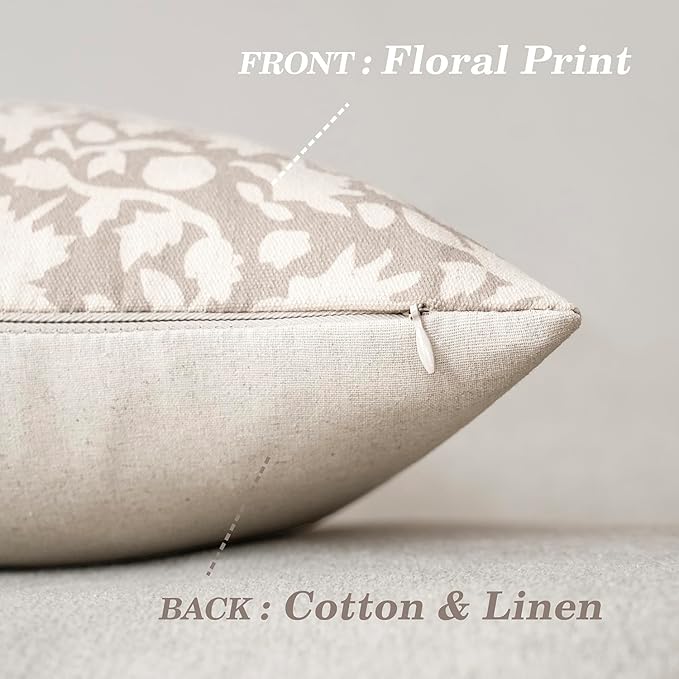 Foindtower Set of 2 Decorative Long Body Lumbar Throw Pillow Covers Accent - Image 2