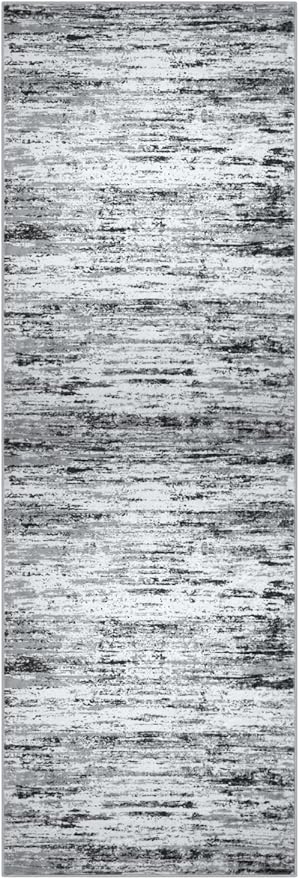 Modern Abstract Runner Rug 2x12 - Image 9