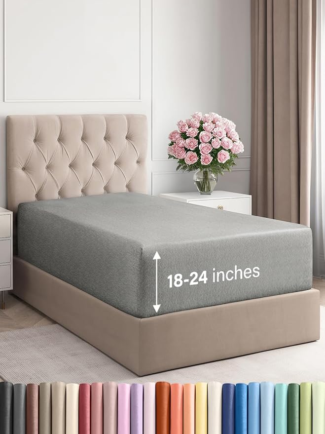 Extra Deep Twin XL Fitted Sheet by CGKUnlimited