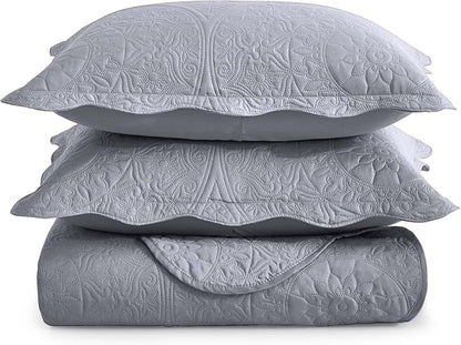 IR Imperial Rooms King Quilt Bedding Set Size + 2 Pillow Shams - Image 4
