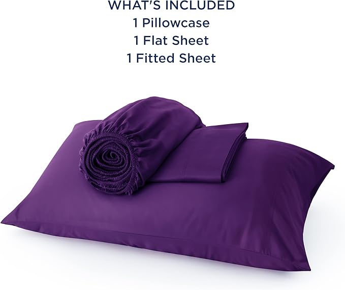 Bedsure Cooling Sheets Twin, Rayon Derived from Bamboo, Breathable & Soft Twin - Image 6