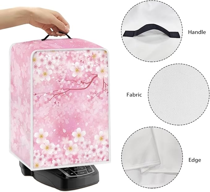 Mumeson Cherry Blossom Coffee Maker Cover, Universal Waterproof and Dustproof - Image 5