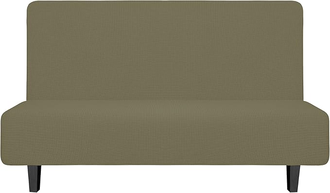 Easy-Going Stretch Futon Slipcover Armless Futon Bed Cover Furniture Protector by Easy-Going