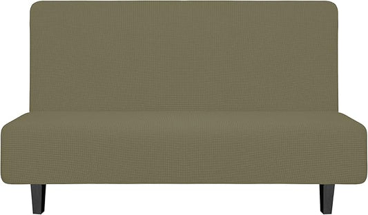 Easy-Going Stretch Futon Slipcover Armless Futon Bed Cover Furniture Protector by Easy-Going