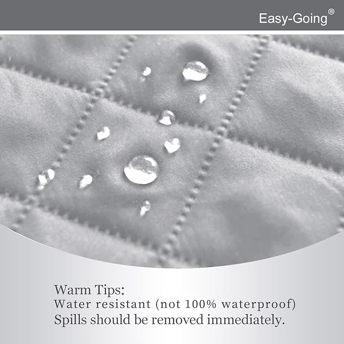 Easy-Going Recliner Chair Slipcover Reversible Sofa Cover Water Resistant Couch - Image 4