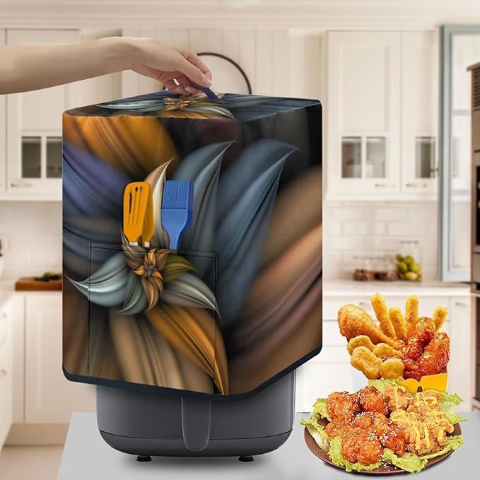 Air Fryer Oven Dust Cover with Handle and Pocket, Easy Cleaning Electric - Image 4