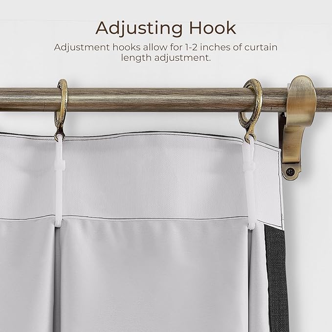 TWOPAGES 72 W x 96 L inch Pinch Pleat Darkening Drape Faux Linen Curtain - Image 4