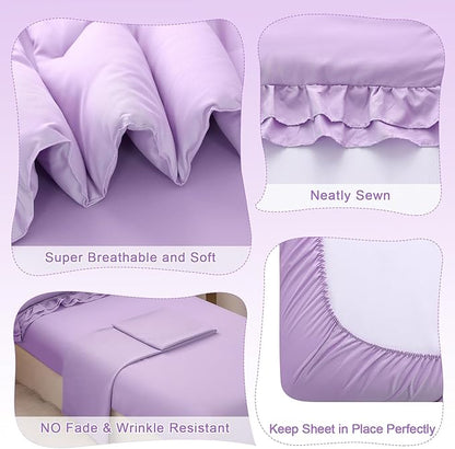 Wowelife 4 Pieces Toddler Bedding Set - Image 5