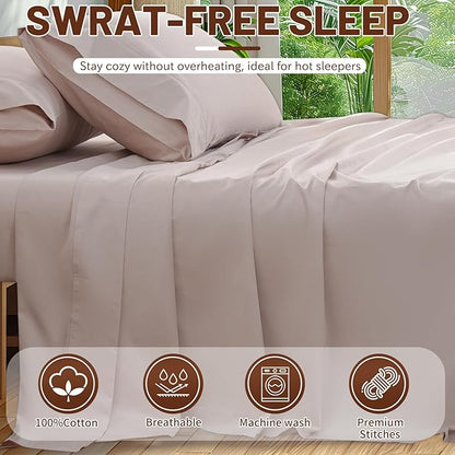 Extra Deep Pocket Queen Sheets 18-24 Inch 100% Egyptian Cotton 1000 Thread - Image 6