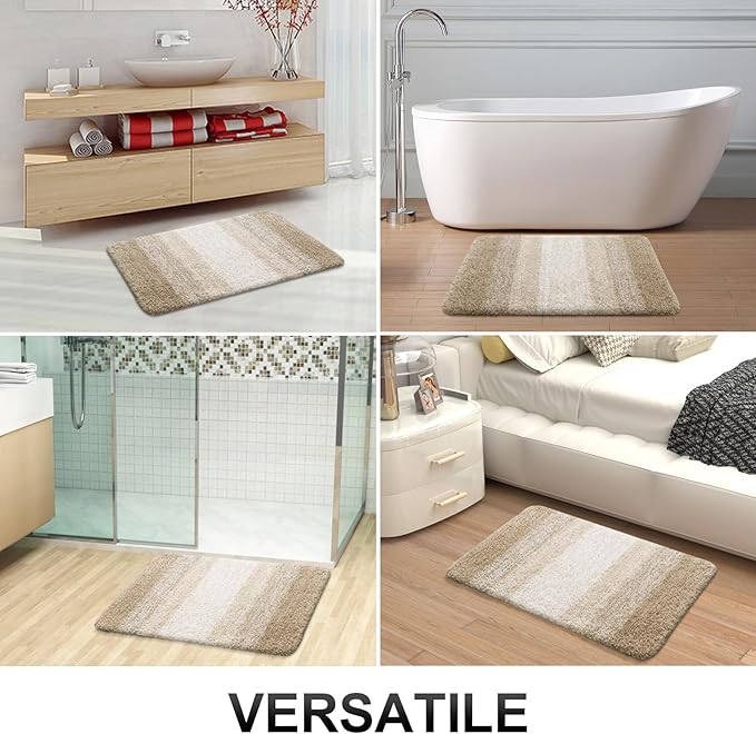 OLANLY Bathroom Runner Rugs 44x24, Extra Soft Absorbent Microfiber Bath Rugs - Image 6