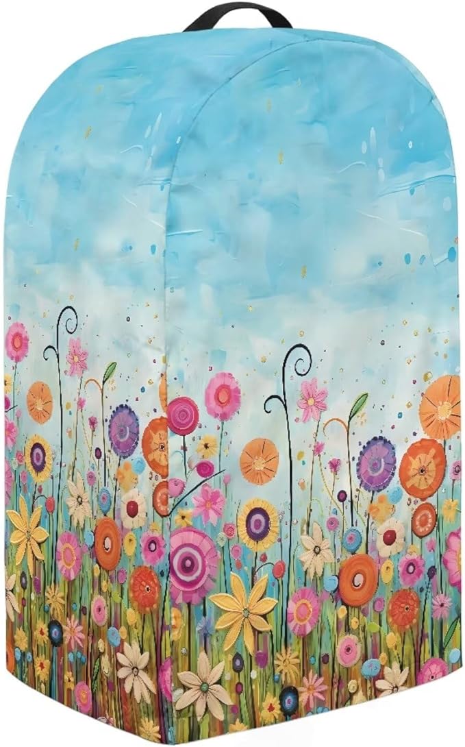 Colorful Daisy Print Blender Covers - Image 4