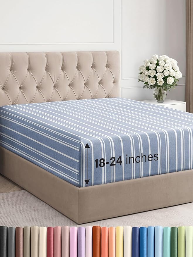 Extra Deep Full Fitted Sheet by CGKUnlimited