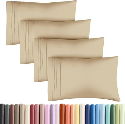 King Pillow Cases Set of 4 by CGKUnlimited