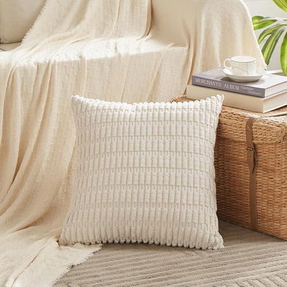 Fancy Homi 4 Packs Boho Fall Big Decorative Throw Pillow Covers 24x24 Inch - Image 2