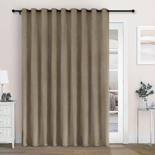 Macochico 120" Wx84 L 100% Blackout Chenille Curtains by Macochico