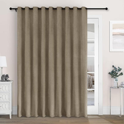 Macochico 100" Wx84 L Palm Full Blackout Curtains by Macochico