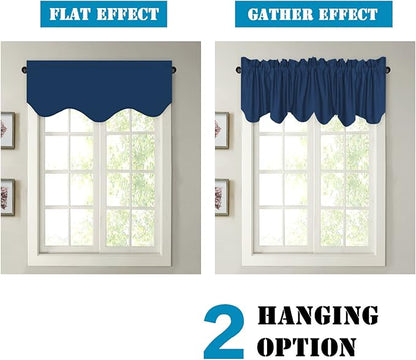 H.VERSAILTEX 4 Panels Blackout Curtain Valances - Image 6