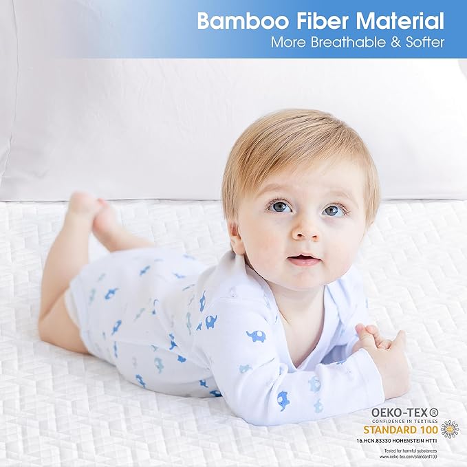 Hanherry 100% Waterproof Mattress Protector Full Size, Mattress Cover 3D Air - Image 2