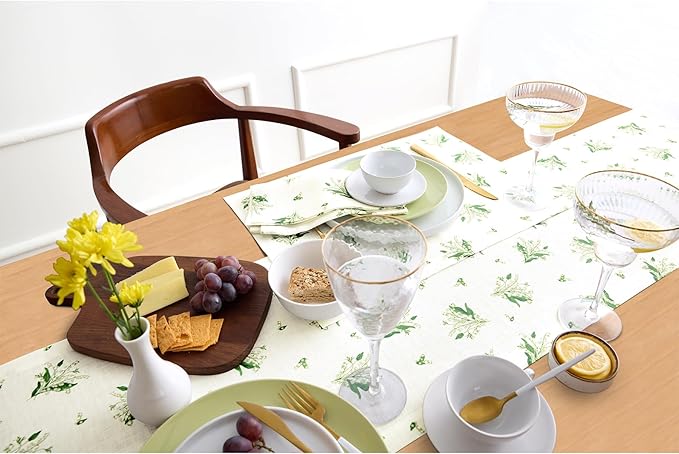 Solino Home Lily Floral Print Table Runner 36 inch - Image 8