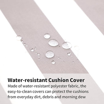 Outdoor Seat Cushions Set for Patio Furniture Thick Patio Cushion Set - Image 3