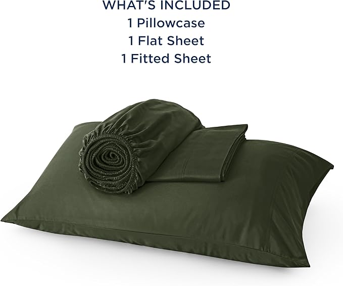 Bedsure Cooling Sheets Twin, Rayon Derived from Bamboo, Breathable & Soft Twin - Image 5