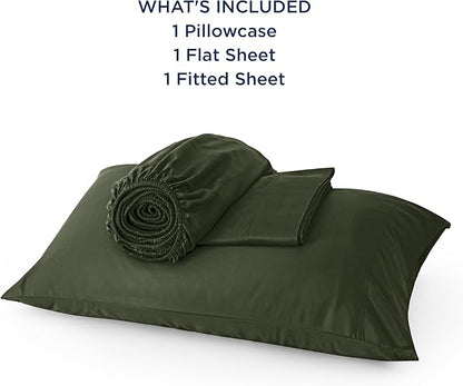 Bedsure Cooling Sheets Twin, Rayon Derived from Bamboo, Breathable & Soft Twin - Image 5