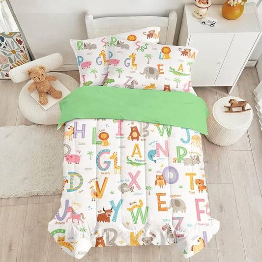 SANDJEST Alphabet Duvet Cover Sets Full Size by SANDJEST